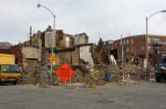 Demolition of the historic J.L. Burnham Building. Photo by Jack Fennimore