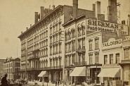 Broadway in Late 1860s. Image courtesy of Jeff Beutner.