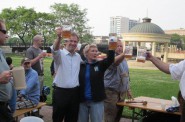 Milwaukee County Executive Chris Abele and former Milwaukee County Parks Director Sue Black in 2011.