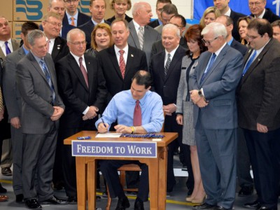Back In the News: Walker Exports Union Busting
