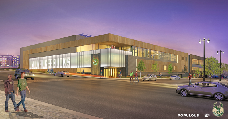 Bucks Release Renderings of New Training Center