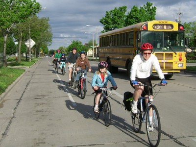 Milwaukee Public School students celebrate National Bike to School Day May 10th