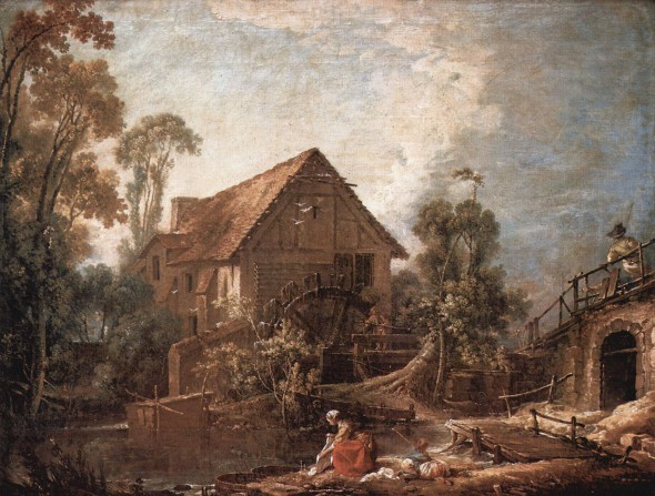 Die Muhle (The Mill) by Francois Boucher