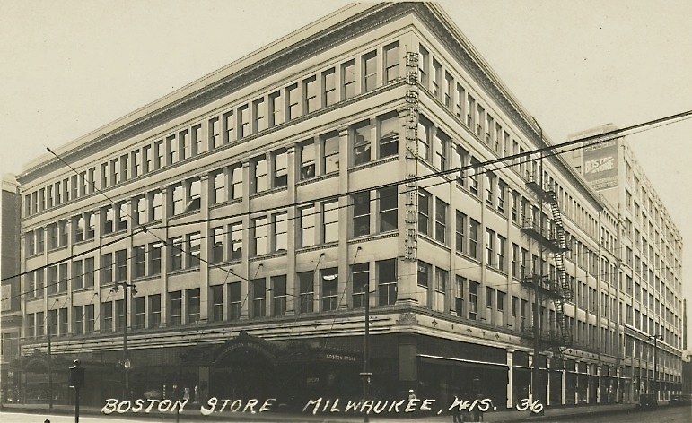 Boston Store, Mid-1920s. Image courtesy of Jeff Beutner.