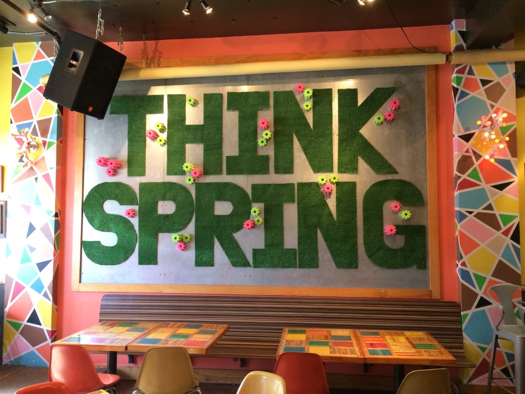 Think Spring. Photo by Joey Grihalva.