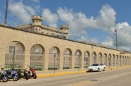 Waupun Correctional Institution has struggled with high copper and lead levels for years. The 150-year-old prison is using water treatment to keep metals from aging lead and copper plumbing from leaching into the water. Photo by Lauren Furhmann of the Wisconsin Center for Investigative Journalism.