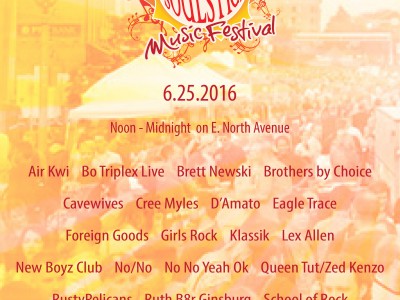 Summer Soulstice Music Festival Announces 2016 Lineup