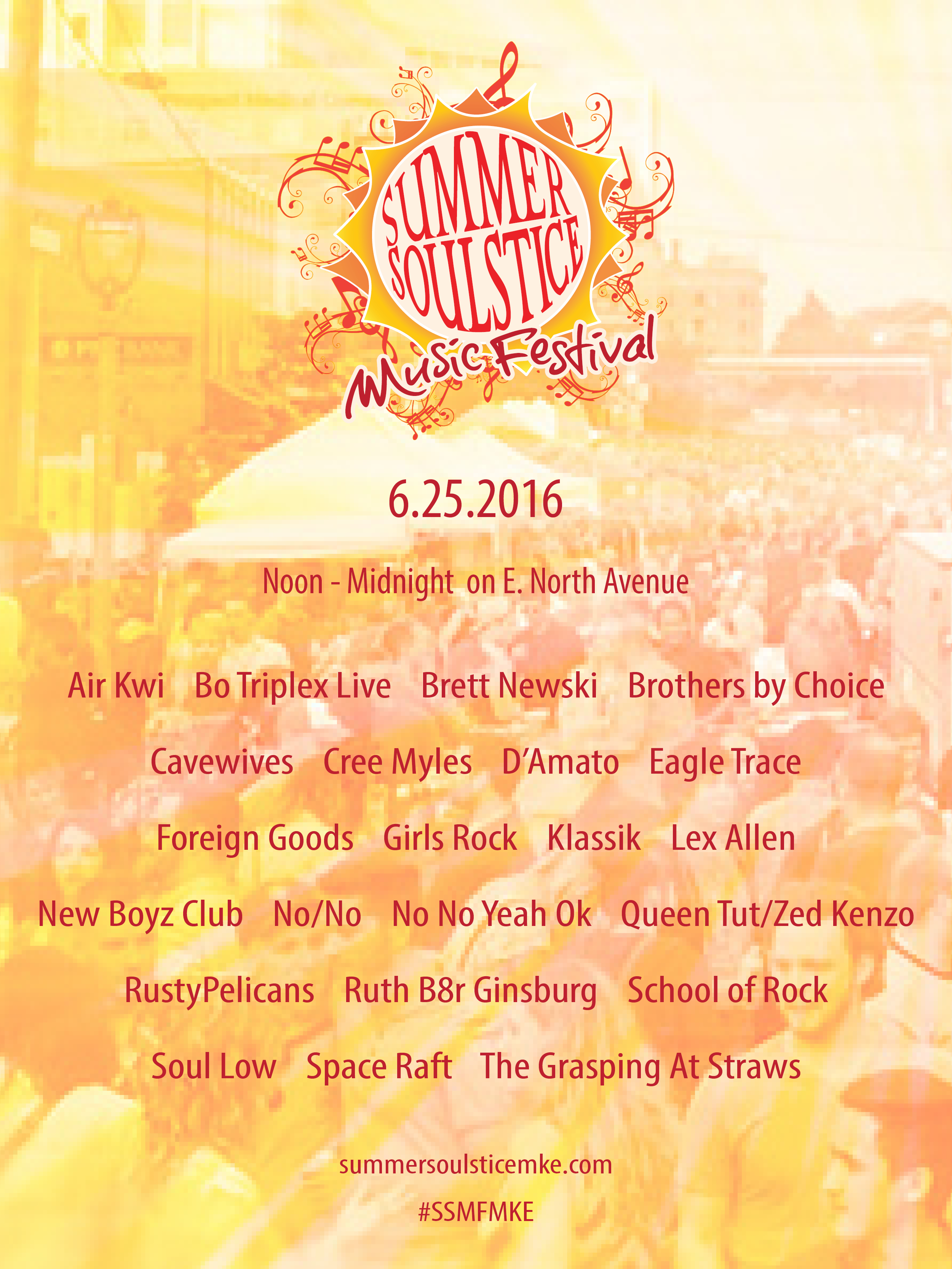 Summer Soulstice Music Festival Announces 2016 Lineup