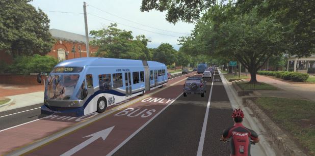 BRT Rendering. Rendering from of MCTS.