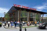 Vliet Street Market. Rendering by Engberg Anderson Architects.
