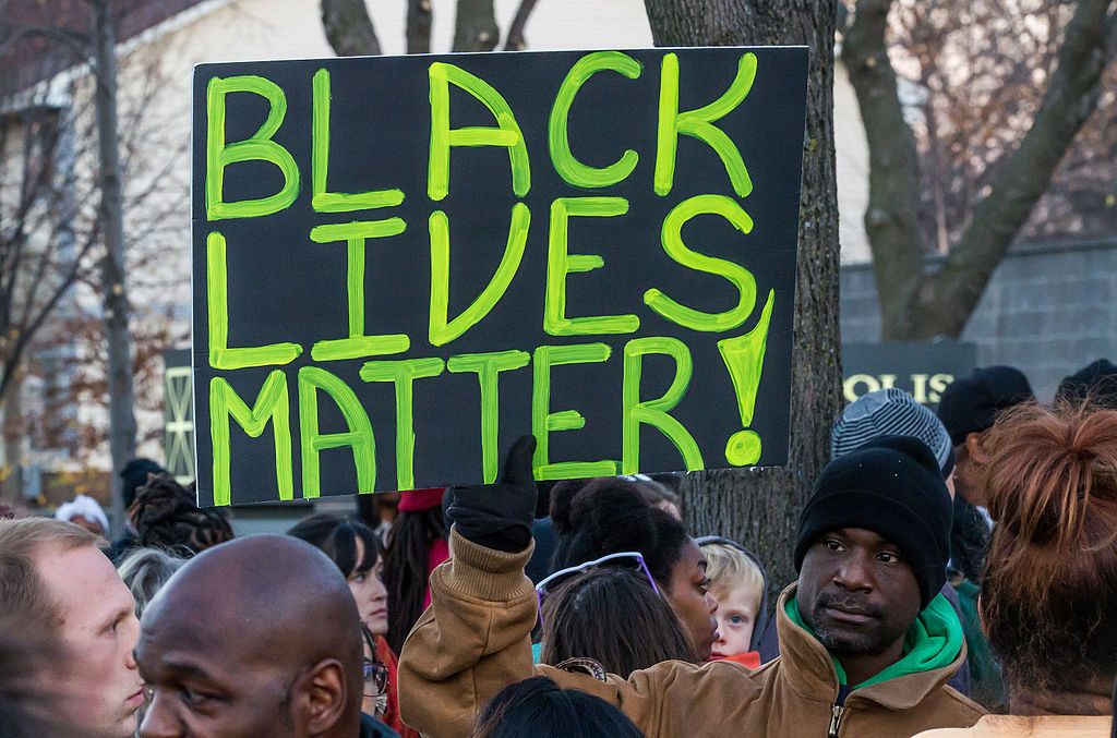 Black Lives Matter. Photo by Tony Webster from Minneapolis, Minnesota (Black Lives Matter Minneapolis) [CC BY 2.0 (http://creativecommons.org/licenses/by/2.0)], via Wikimedia Commons.
