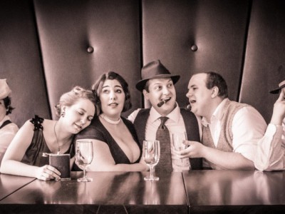 Village Playhouse Presents 1940s Radio Noir Comedy, “Jake Revolver, Freelance Secret Agent”