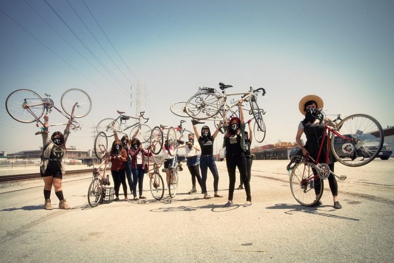 Ovarian Psycos, a film about a women of color bicycle crew, is one of six films to be featured as part of Cine Sin Fronteras at Milwaukee Film’s upcoming festival. Photo courtesy of Milwaukee Film.