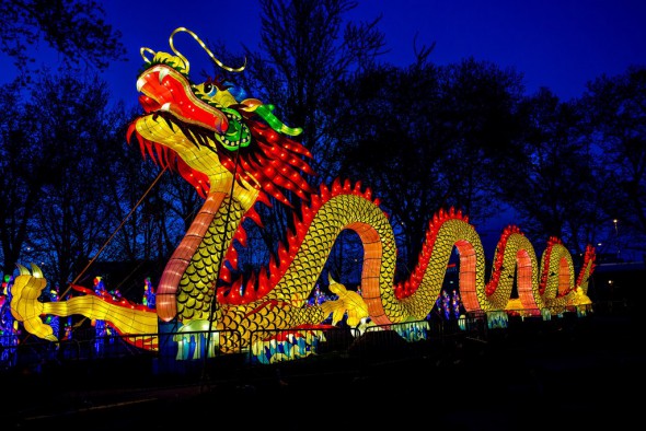 China Lights: Boerner Brighter Than Ever. Photo courtesy of Milwaukee County Parks.