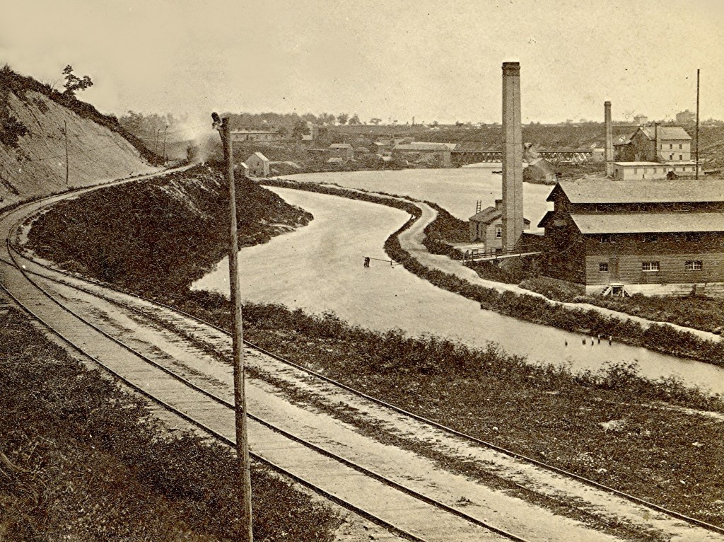 Milwaukee's Canal, Mid 1860s. Image courtesy of Jeff Beutner.