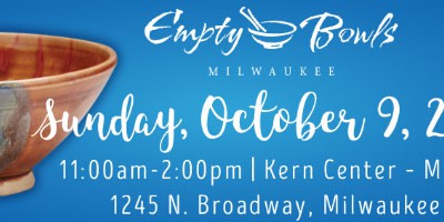 Milwaukee Empty Bowls All Grown Up! Organization Celebrates 18 Years Raising Funds for Local Hunger Relief on Oct. 9