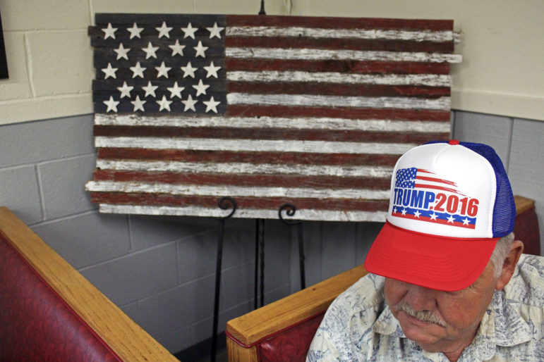 Roy Rogergray, 71, has lived in Celina, Tenn., all his life and is voting for Donald Trump in November. He said he doesn't care for Trump's personality, but he agrees with most of his policies. Photo by Emily Mills of News21.