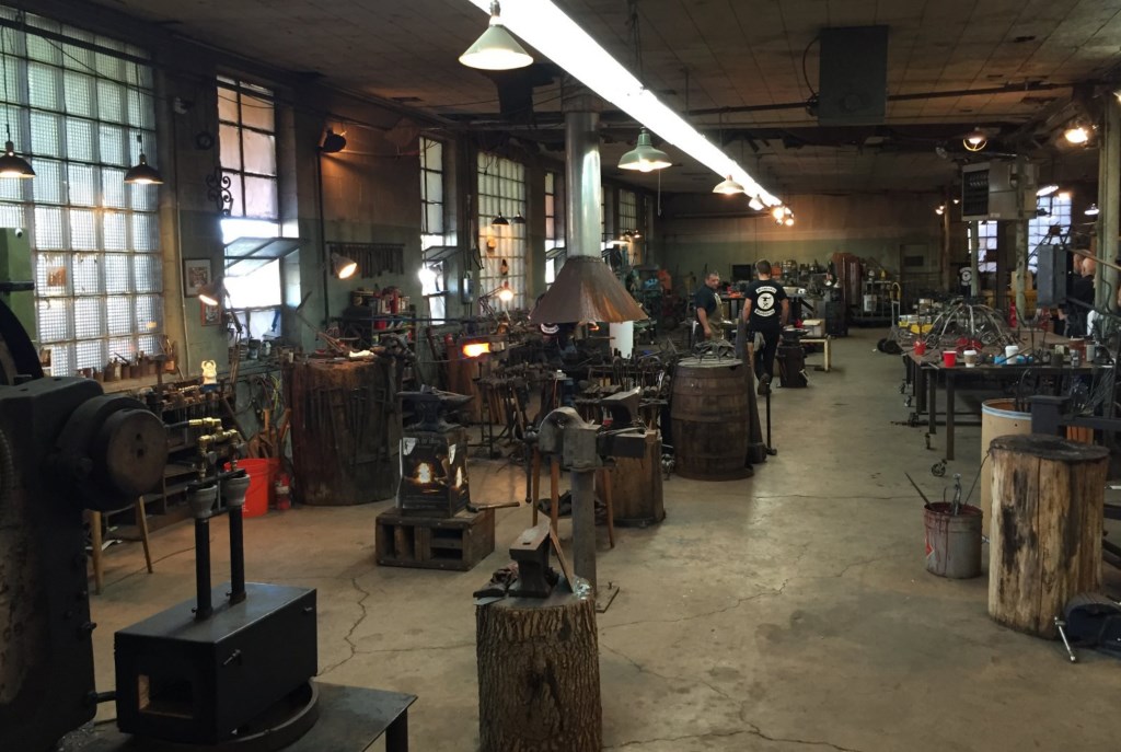 Inside the Milwaukee Blacksmith. Photo by Dave Reid.