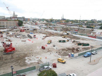 Friday Photos: New Bucks Arena From Above