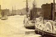 Sailing Vessels and Steamers, 1860s. Image courtesy of Jeff Beutner.