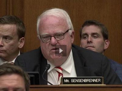 Congressman Sensenbrenner Calls on Comey, FBI to Conduct a More Vigilant Review of Clinton Emails This Time Around