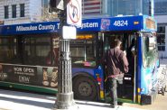 Policy experts warn that a decision not to implement a vehicle registration fee could have profound consequences for Milwaukee bus riders. Photo by Alhaji Camera.