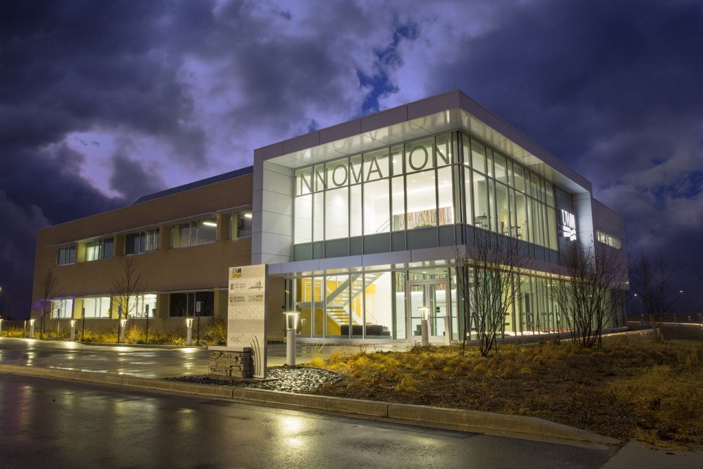 The 25,000-square-foot Innovation Accelerator building brings researchers together with industry partners and startups to encourage academic research with commercial potential. Photo courtesy of UWM.