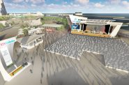 New U.S. Cellular Connection Stage Rendering. Rendering by Eppstein Uhen Architects.