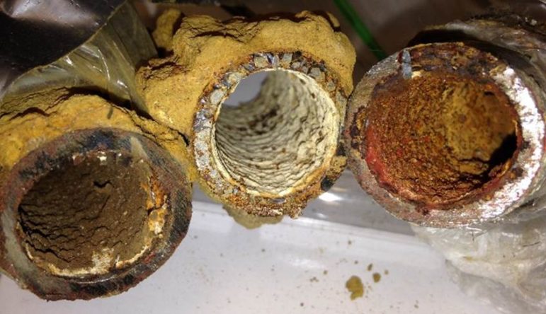 Lead from corroded pipes in Flint, Michigan, is partially to blame for a public health crisis in the impoverished community. The Wisconsin Department of Natural Resources has failed to update lead testing guidance in the wake of the Flint crisis. Photo courtesy of Siddhartha Roy of FlintWaterStudy.org.