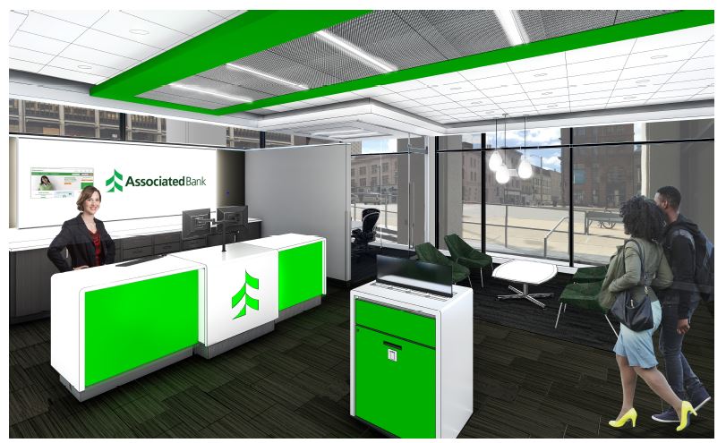 Associated Bank unveils plans for new downtown Milwaukee branch