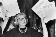 Jane Jacobs. Photo is in the Public Domain.