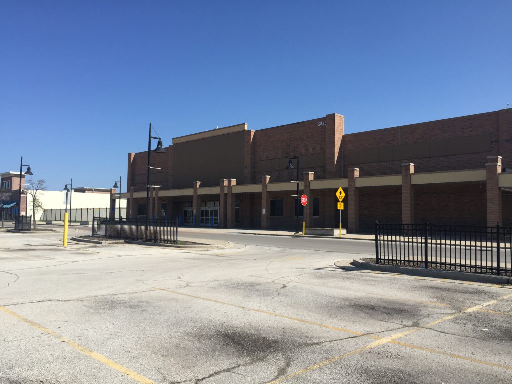 Vacant Walmart at 5825 W. Hope Ave. Photo by Alison Peterson.