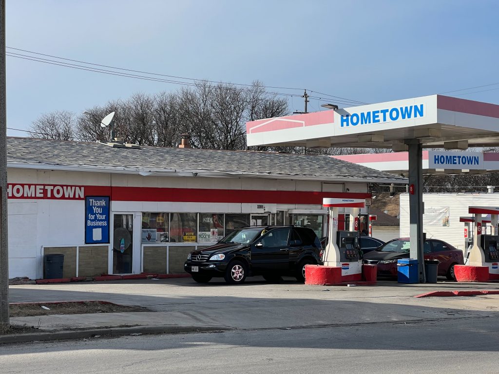 Hometown Gas Station, 3381 N. 35th St. Photo taken Feb. 21, 2023 by Jeramey Jannene.