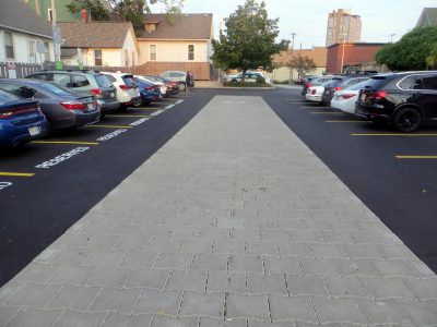 Plenty of Horne: Brady Street Parking Lot Goes Permeable