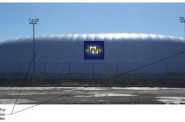 Rendering of Logo Location at Marquette Seasonal Dome