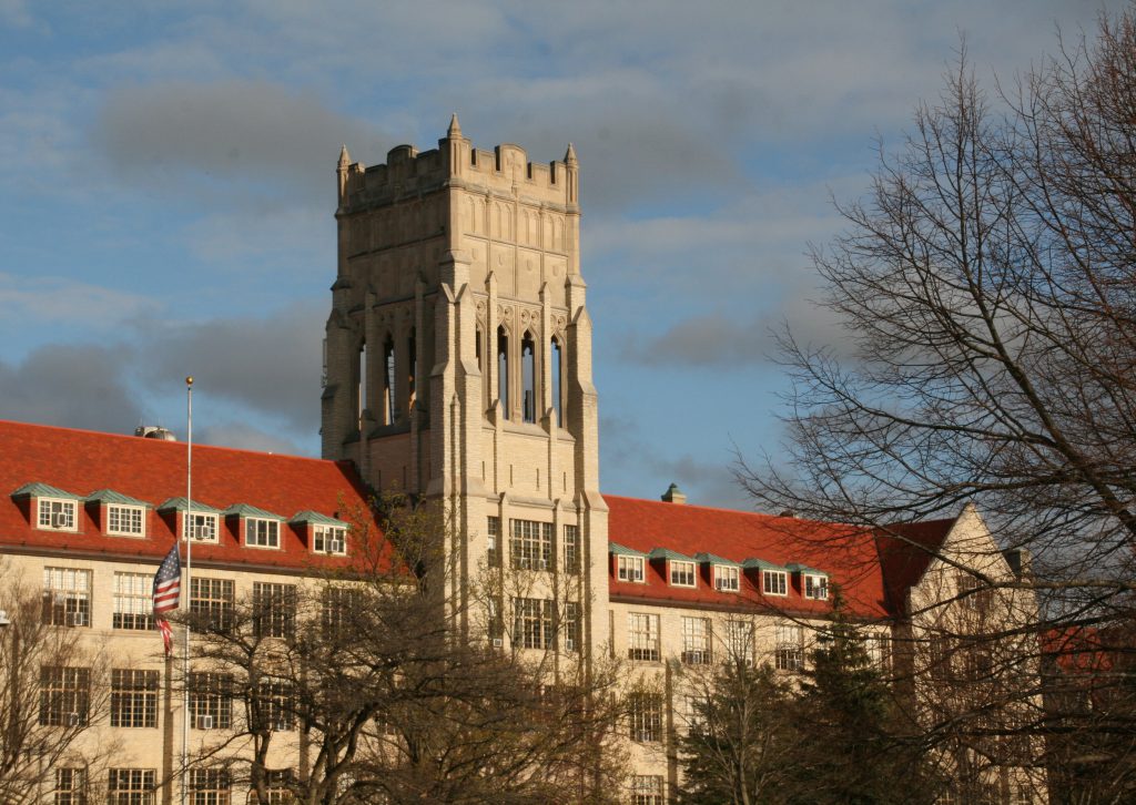 Notre Dame Hall at Mount Mary University. File photo by Jeramey Jannene.