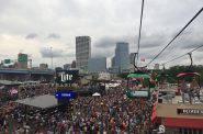 Summerfest from the sky glider. Photo by Alison Peterson.