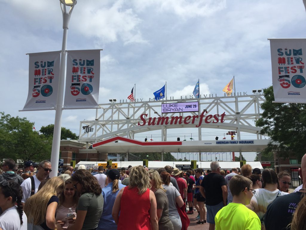 Long Lines at Summerfest's Opening. Photo by Alison Peterson.