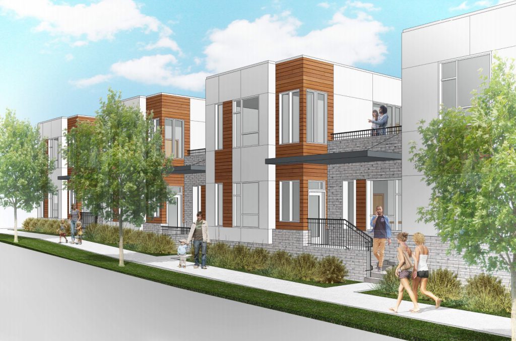 The Hills Townhomes. Renderings by Engberg Anderson.
