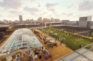 Rooftop at Milwaukee Brewing. Rendering by Rinka Chung Architecture.