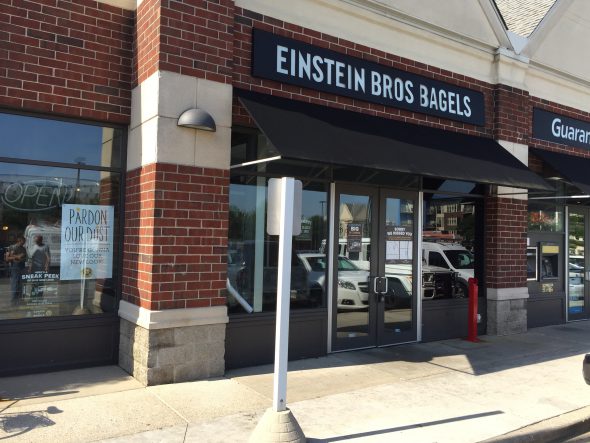Einstein Bros. Bagels at 544 E. Ogden Ave. Photo by Dave Reid.