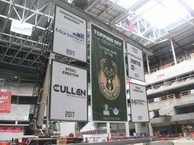 Eyes on Milwaukee: Bucks Top Off New Arena