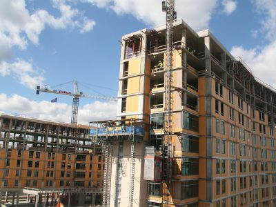 Friday Photos: Marquette’s New Residence Hall Towers Above