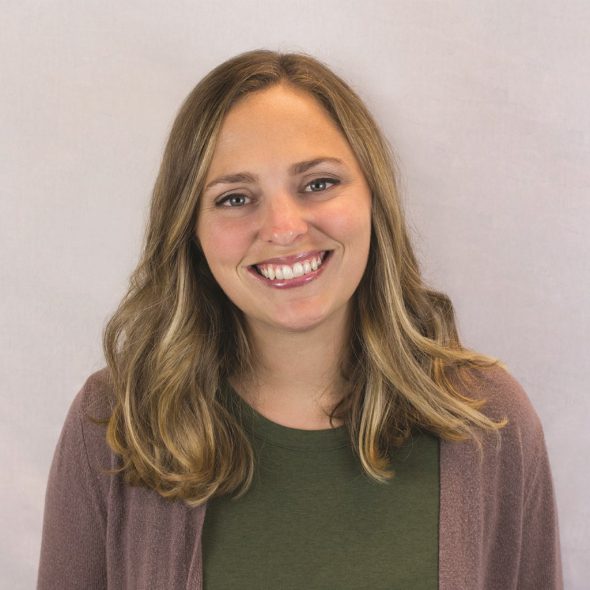 Iowa native Joy Benning has advanced to the role of senior associate at the MorganMyers Waterloo, Iowa, office. Benning helps her Illinois Soybean Association client connect with Chicago consumers and legislators. Photo courtesy of MorganMyers, Inc.