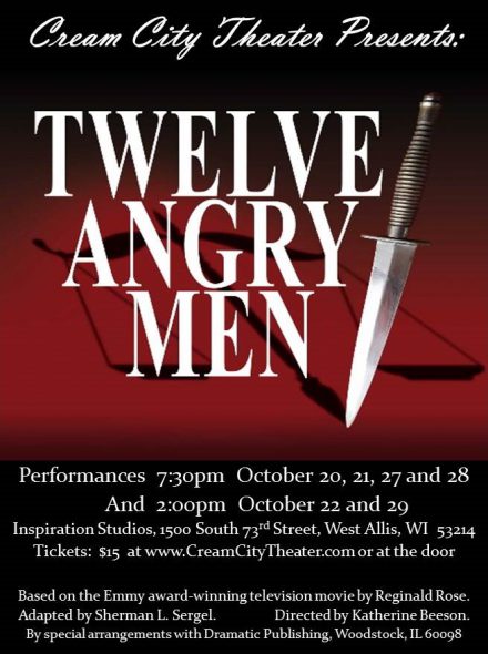 Cream City Theater presents Twelve Angry Men