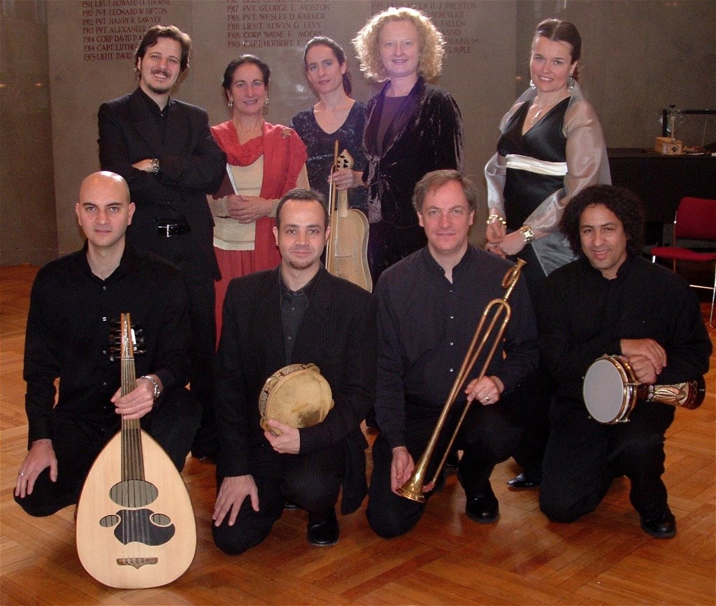 The Boston Camarata and Sharq Arabic Music Ensemble. Photo courtesy of Early Music Now.