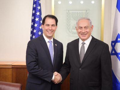 Governor Walker Meets with Israeli Prime Minister Benjamin Netanyahu
