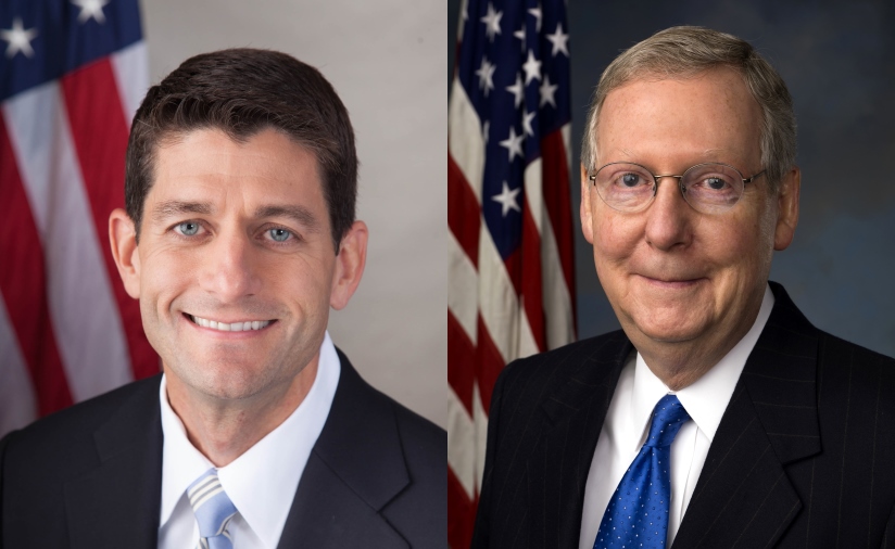 Paul Ryan and Mitch McConnell.