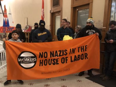 Eyes on Milwaukee: Labor Groups Rally Against KKK Supporter