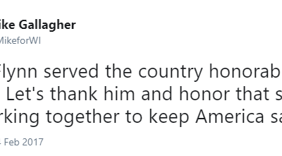 Wisconsin deserves transparency on Gallagher’s relationship with former National Security Advisor Flynn